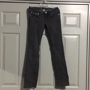 😍 5 FOR $10...Black/ grey wet seal jeans